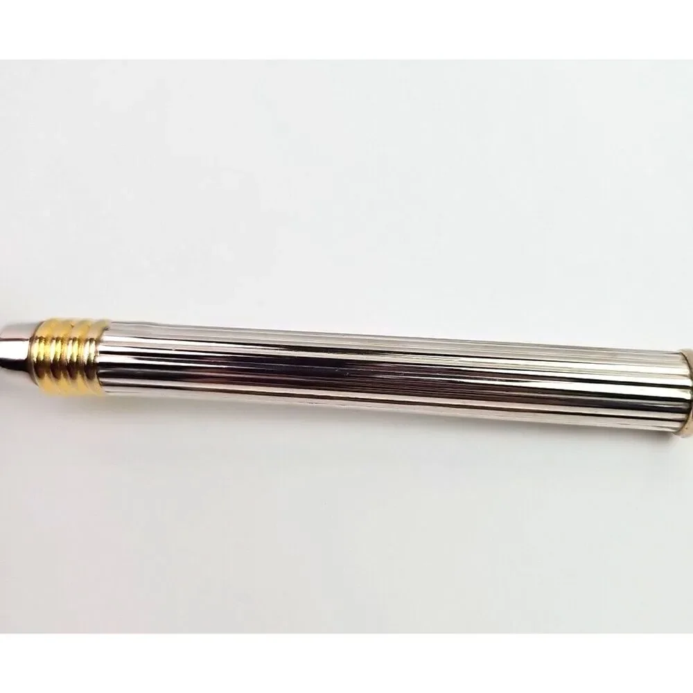 Vintage Ice Cream Scoop Silver Tone with Gold Tone Trim Retro 8 inch Classy